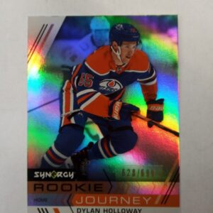 2022-23 UD synergy rookie journey Dylan Holloway