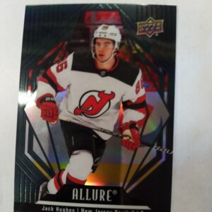 2022-23 UD allure black rainbow Jack Hughes