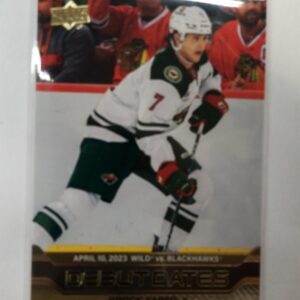 2023-24 UD series 1 debut dates Brock Faber