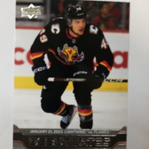 2023-24 UD series 1 debut dates Jakob Pelletier