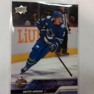 2023-24 UD series 1 young guns Akito Hirose