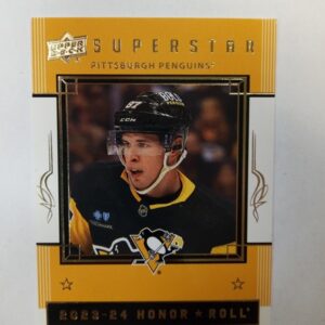 2023-24 UD series 1 superstar honor roll Sidney Crosby