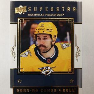 2023-24 UD series 1 superstar honor roll Filip Fosberg blue