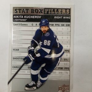 2023-24 UD series 1 stat box filliers Nikita Kucherov