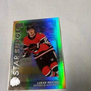 2023-24 UD series 1 star surge Lukas Reichel