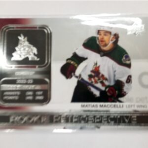 2023-24 UD series 1 rookie retrospective Matias Maccelli