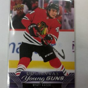 2023-24 UD series 1 canvas young guns Wyatt Kaiser