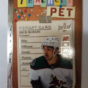 2023-24 UD series 1 teachers pet Jack McBain