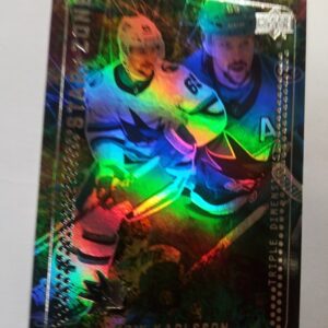 2023-24 UD series 1 Star zone Triple dimesion Erik Karlsson