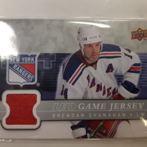 2008-09 Upper Deck UD Game Jersey Brendan Shanahan
