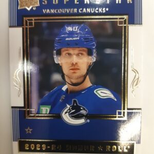 2023-24 Upper Deck Superstar Honor Roll Elias Pettersson
