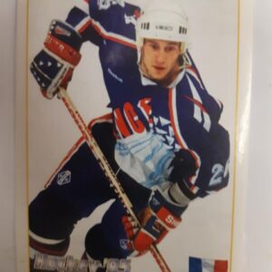 1995 Panini Pro Hockey Magazine Hockey 95 Stickers Christian Pouget