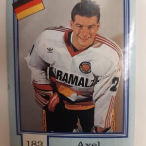 1992 Snickers Ice Hockey sticker Axel Kammerer