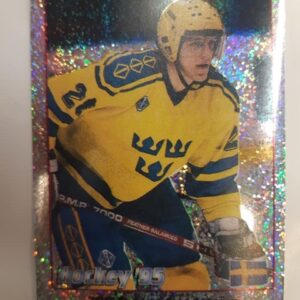 1995 Panini Pro Hockey Magazine Hockey 95 Stickers Tomas Sandström SHINY