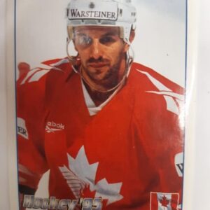 1995 Panini Pro Hockey Magazine Hockey 95 Stickers Marc Bergevin