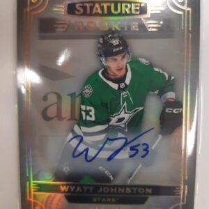 2022-23 Upper Deck Stature Rookie Autograph /199 Wyatt Johnston