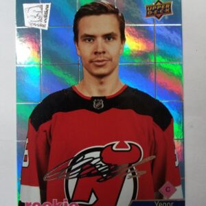 2020-21 UD extended series rookie class Yegor Sharangovich autograph