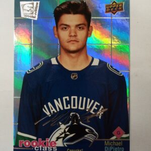 2020-21 UD extended series rookie class Michael DiPietro autograph