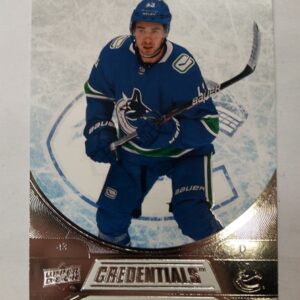 2021-22 Upper Deck Credentials Quinn Hughes