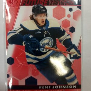 2022-23 UD SP Authentic Future Watch Limited Red Kent Johnson