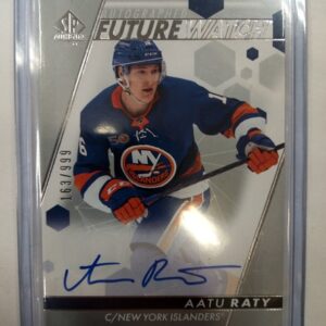 2022-23 UD SP Authentic Future Watch Aatu Raty