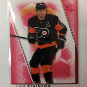 2022-23 UD SP Authentic limited pink Cam Atkinson