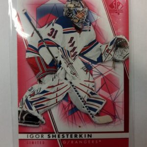 2022-23 UD SP Authentic limited pink Igor Shesterkin