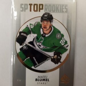 2022-23 UD SP Authentic top rookies Matej Blumel