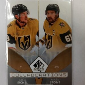 2022-23 UD SP Authentic collaborations Jack Eichel Mark Stone