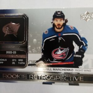 2023-24 UD series 1 rookie retrospective Kirill Marchenko