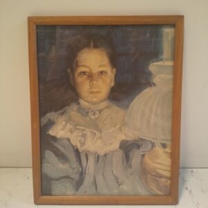 Taulu A. Gallen-Kallela Pariisissa 1909, Kirstin kuva (K)