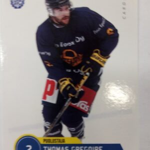 2021-2022 Cardset SM-Liiga Thomas Gregoire