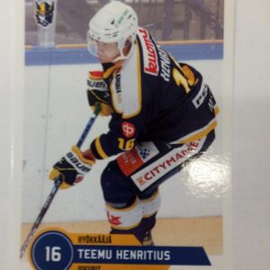 2021-2022 Cardset SM-Liiga Teemu Henritius