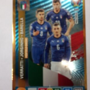 Panini uefa euro 2020 adrenalyn XL Verratti, Jorginho, Barella