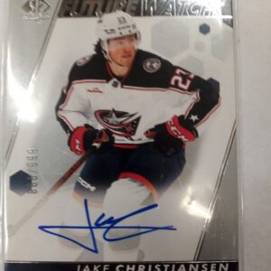 2022-23 UD SP Authentic future watch signature Jake Christiansen