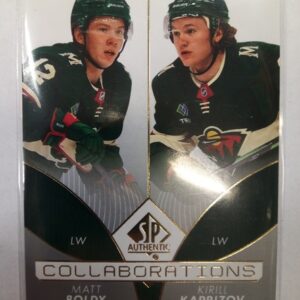 2022-2023 Upper Deck SP Authentic Collaborations Boldy/Kaprizov