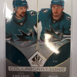 2022-2023 Upper Deck SP Authentic Collaborations Karlsson/Meier