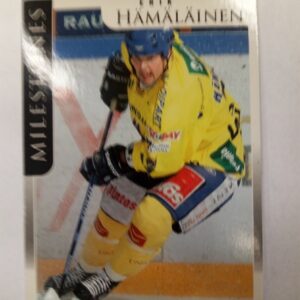 2009-2010 Cardset SM-Liiga Milestones Erik Hämäläinen