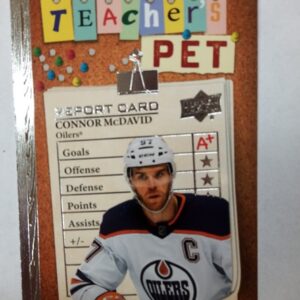 2023-24 UD series 1 teachers pet Connor McDavid