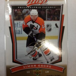 2007-2008 Upper Deck MVP Simon Gagne /100