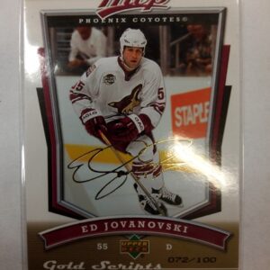 2007-2008 Upper Deck MVP Ed Jovanovski /100