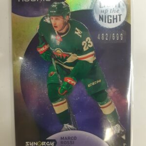 2022-23 Upper Deck Synergy Light Up The Night Rookie /699 Marco Rossi