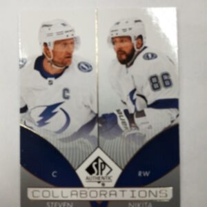 2022-23 SP Authentic Collaborations Steven Stamkos Nikita Kucherov