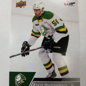 2022-23 Upper Deck CHL Bryce Montgomery