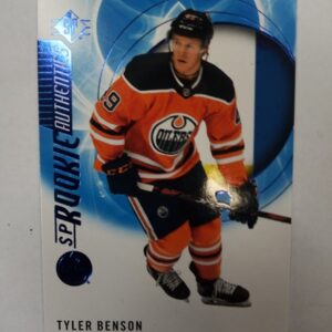 2020-2021 UD SP Rookie Authentics Tyler Benson