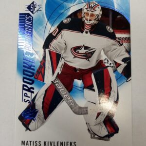 2020-2021 UD SP Rookie Authentics Matiss Kivlenieks