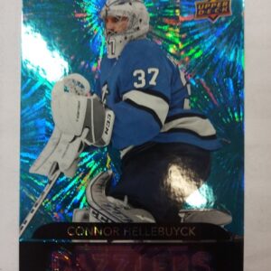 2020-21 UD Dazzlers blue Connor Hellebuyck