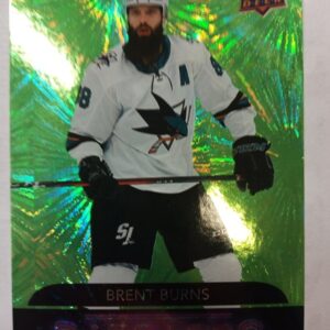 2020-21 UD Dazzlers green Brent Burns