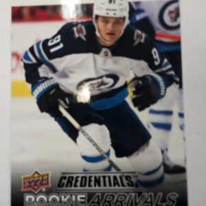 2021-22 Upper Deck Credentials Rookie Arrivals Cole Perfetti
