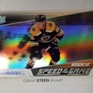 2021-22 Upper Deck Credentials Speed of the Game Rookie Oskar Steen